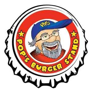 Logo for Pop's Burger Stand in Waxahachie, Texas